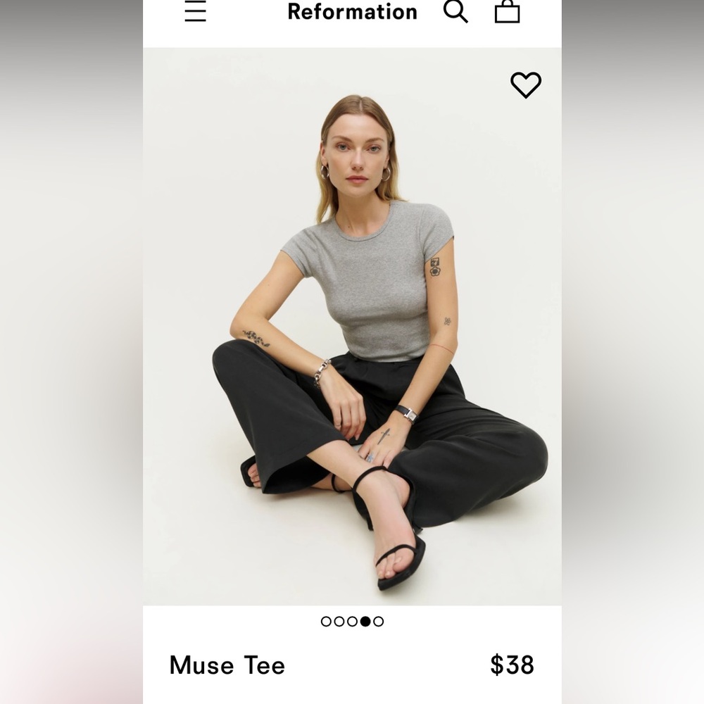 Reformation Museum Tee,  medium in stone